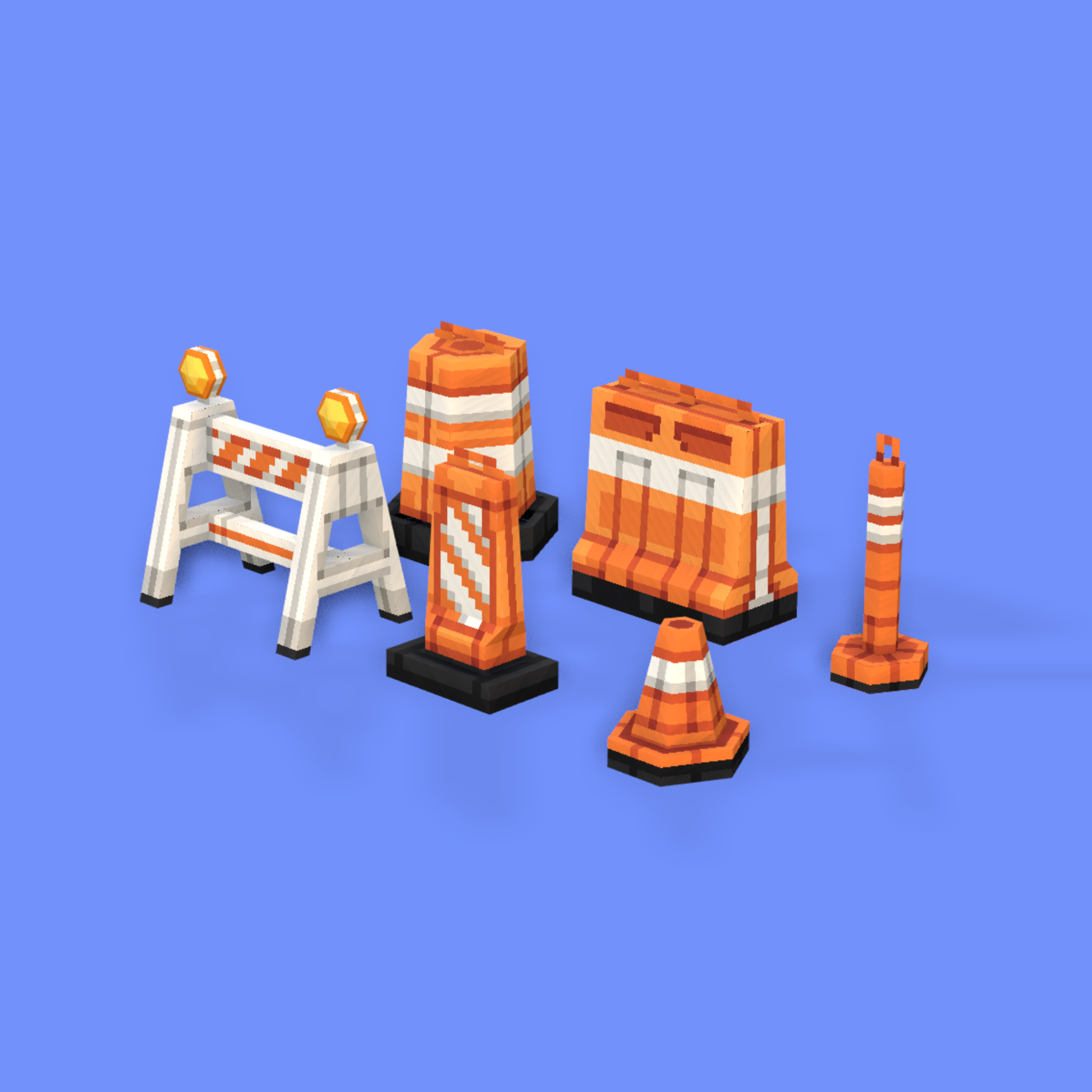 stylized image of a lowpoly 3D asset